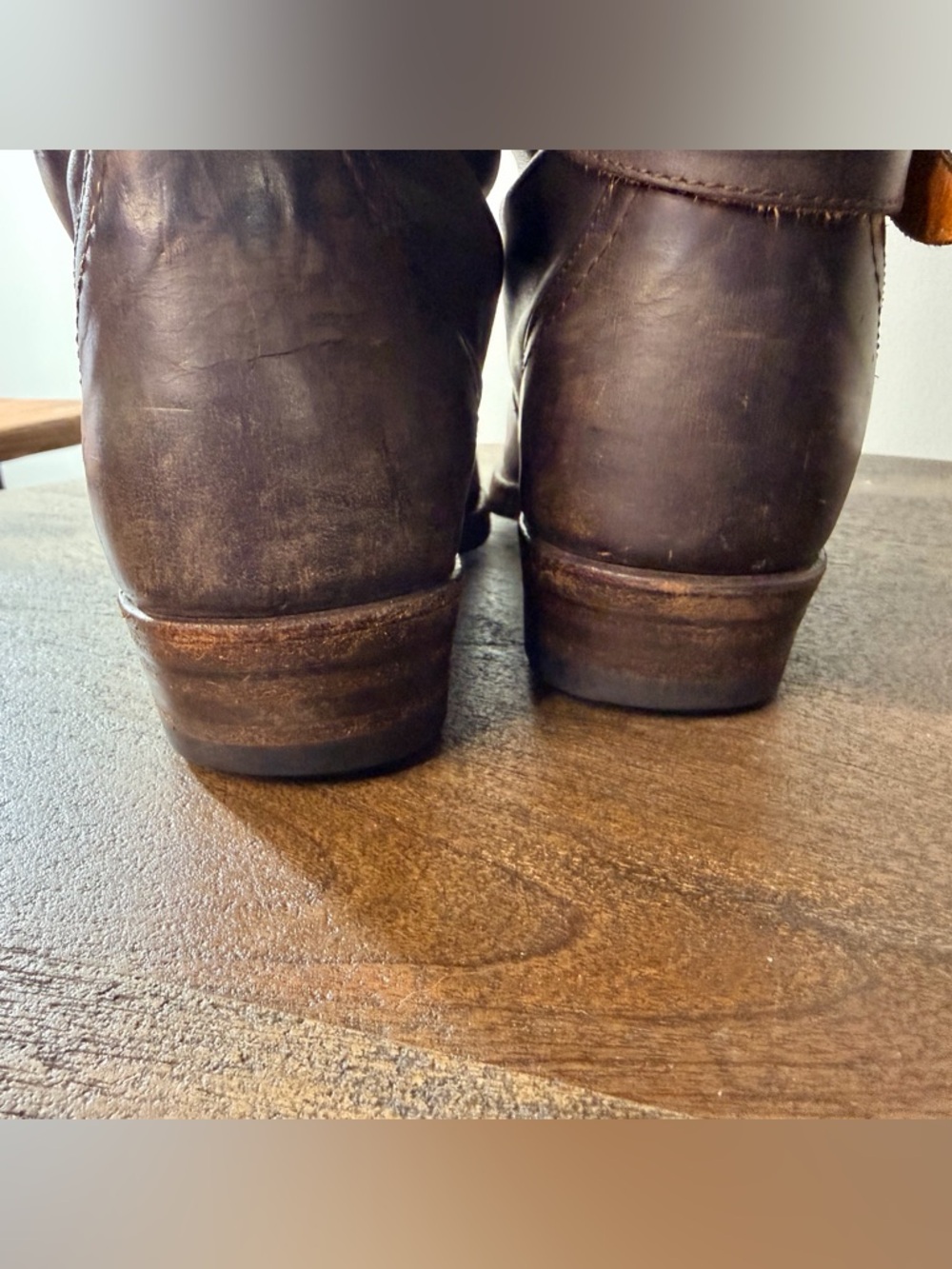 Frye Dorado Knee High Riding Boots- VINTAGE Size 6 - Picture 7 of 10